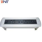 Brushed Aluminum Alloy   Desktop Multimedia Connector With 3Mm Panel Thickness for sale