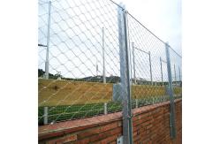 China Customized 2.0 Mm Balustrade Cable Mesh 80*80 Mm Hole supplier