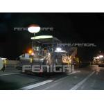 Highway Pavement Construction Safety Glare Free Inflatable Lighting Balloon 360 Degree Illumination
