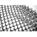 China Flexible Decorative Wire Mesh , Stable Stainless Steel Chain Mesh Curtain factory