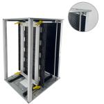 SMT Antistatic ESD Magazine Rack Anti Static PCB Storage Cart PCB RACK