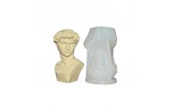 China David Figure Silicone Candle Mold Handmade 3D DIY Candle Molds Non Stick supplier