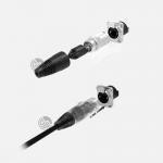 IP67 Waterproof Rj45 Ethernet Chassis Connector Female And Male Indoor Use for sale