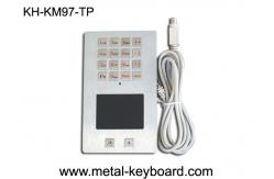 China Vandal proof Metal Industrial Digital Keyboard with Waterproof Touchpad supplier