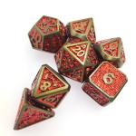 Nontoxic Odorless Manual Grinding Gold Plated For Savage World Metal Dice for sale