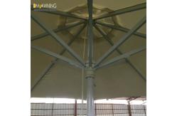 China Awning Polyester Fabric Outdoor Patio Umbrella Waterproof Sun Shade For Patio supplier