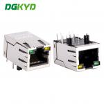 10/100 BASE Single Port RJ45 Magnetics Connector Ethernet Modular Jack Customized KRJ-256SHGYENL for sale