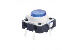 China 15x15 Sculptured Cap Illuminated Push Button Switch For Console supplier