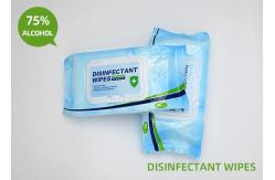 China Biodegradable Disinfectant Wipes Effective Safe Alcohol Wet Towel supplier