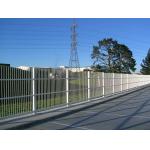 9ft Wide Fence Panel , W Pale Black Palisade Fencing for sale