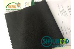 China 75D * 75D Double Dot  PA Twill Weave Woven Interlining For Apparel Industry supplier