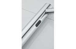 China Solid Brass Silver Thermostatic Intelligent Electricity Shower Faucet supplier