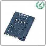 6+2 Pin Sim Card Slot Adapt For Iphone Push Push Type Without Column Connector for sale