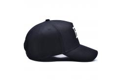 China Adjustable Strap 5 Panel Baseball Hat Cotton Fabric With Embroidery Logo Custom supplier