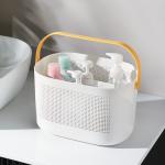 H18cm Plastic Storage Basket Drainage Plastic Vegetable Basket With Handle