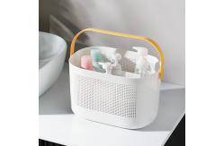 China H18cm Plastic Storage Basket Drainage Plastic Vegetable Basket With Handle supplier