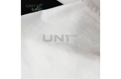 China Eco Friendly Soft Polyester Cotton Shirt Collar Fusing Interlining Woven Fusible Interlining supplier