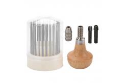 China 23pcs Beading Grain Tools Set Graver Beader For Goldsmith Diamond Stone supplier