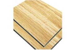 China Recyclable Polyethylene Core 5mm Wooden Aluminum Composite Panel supplier