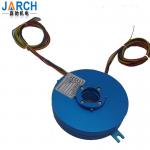 Rotary Table 2 Channel Pancake Through Bore Slip Ring for sale