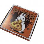 Custom Printing Pizza Box Eco-Friendly Compostable Options Custom Size Accepted for sale