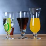 Hand Blown Drinkware OEM 400ml 16Oz Clear Beer Glass Cup for sale