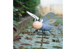 China Colourful Metal Bee Garden Ornaments Multiple Metal Bee Yard Art Customized supplier