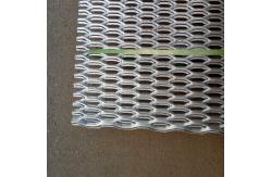 China Fencing Raised Expanded Metal Diamond Mesh Carbon Steel 3.14lbs Grating Grid supplier
