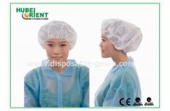 China OEM Disposable Single Elastic Non Woven Bouffant Cap With For Clinic supplier