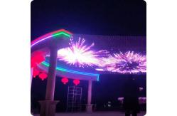 China Animation LED Mesh Screen 3cm DMX512 LED Display Screen 10mm Pixel Pitch supplier