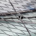 Knotted Metal Wire Rope Mesh For Architecture Design Safety Nets