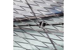 China Knotted Metal Wire Rope Mesh For Architecture Design Safety Nets supplier