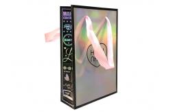 China Bespoke Luxury Hologram Paper Shopping Bags Online With Artwork Printing supplier