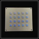 Black Panel Backlit Numeric Keypad Stainless Steel Metal Translucent LED Lighted Keypad