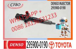 China High Quality Common Rail Fuel Injector 295900-0190  23670-30170 supplier