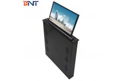 China Multi - Control Way Motorized Monitor Lift With Brushed Aluminum Alloy Panel supplier