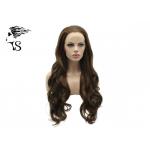 Long Curly Synthetic Lace Front Wigs , Light Wavy Lace Front Wigs No Chemical for sale