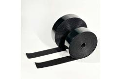 China Quick Easy Attachment Outdoor Hook And Loop Tape Black supplier