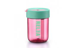 China Silicon Tritan Waterbottle Sustainable With Straw Nontoxic supplier