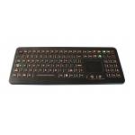 IP68 waterproof industrial rubber medical keyboard with backlit touchpad
