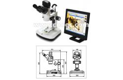 China 7x - 46x Zoom Stereo Digital Optical Microscope Reflected Light Microscopes A32.2601 supplier