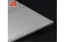 China Anodized Silver Heat Dissipation Aluminum Profile Desktop Radiator Processing supplier