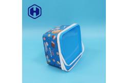 China 3.2L Plastic Cheese And Christmas Cracker Packaging Box With Handles Custom Label supplier