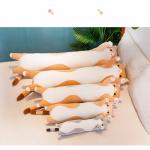 Long Strip Kawaii Cat Pillow , Cotton Filled Cat Plush Pillow 50 - 150CM for sale
