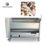Hair Stick Peeling Cleaning Machine Brush Type Ginger Cleaning Machine for Potato for sale