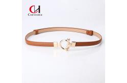 China Fashionable PU Women'S Adjustable Belt with Customized Logo supplier