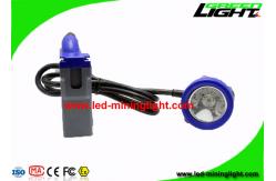 China Shock Resistant Miners Cap Lamp 10000 Lux With Cable 1.4m / 1.6m supplier