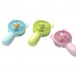 Mini USB Handheld Fan 500mAh Battery ABS+PP Safe Material Portable Office Fan With Charging Cable for sale