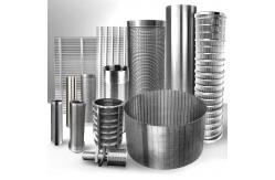 China Durable Stainless Steel Johnson Vee Wire Screen with Threaded End Connection supplier