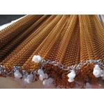 Gold Stainless Steel Decorative Metal Mesh Diamond Shape For Curtain Or Decoration for sale